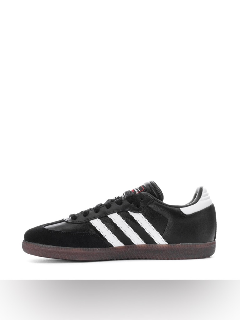 ADIDAS SAMBA J  CLASSIC INDOOR SOCCER SHOES BLACK WHITE 1 - Picture 3 of 9